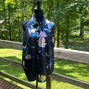A New Day Floral Sleeveless Blouse